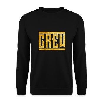 crew gold - Unisex Sweatshirt - black - Front - Alina (178cm) & Michal (187cm)