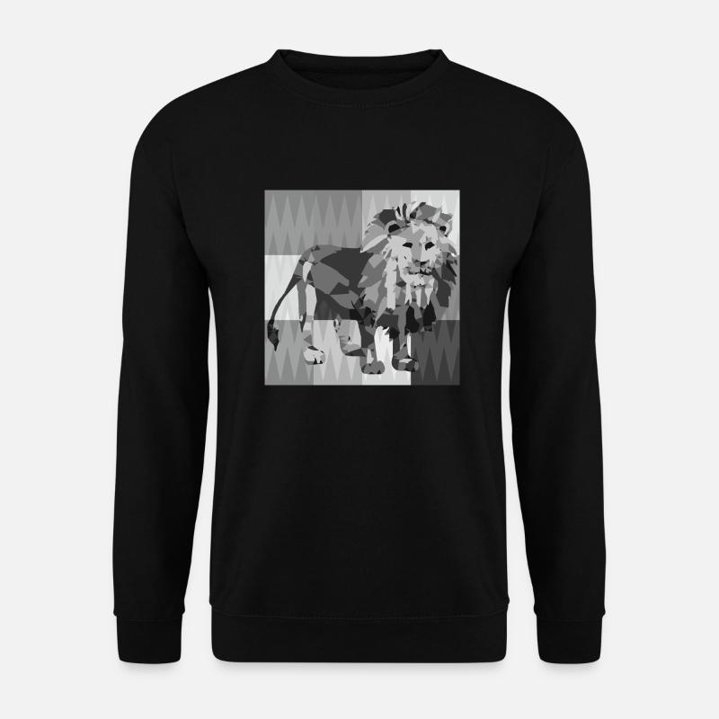 Löwe - Unisex Pullover - Schwarz