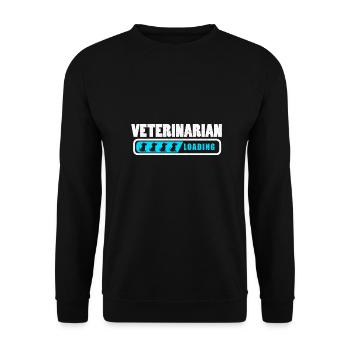 Vet Chargement Docteur Drôle Idée Cadeau - Sweat-shirt Unisexe - noir - Devant - Alina (178cm) & Michal (187cm)