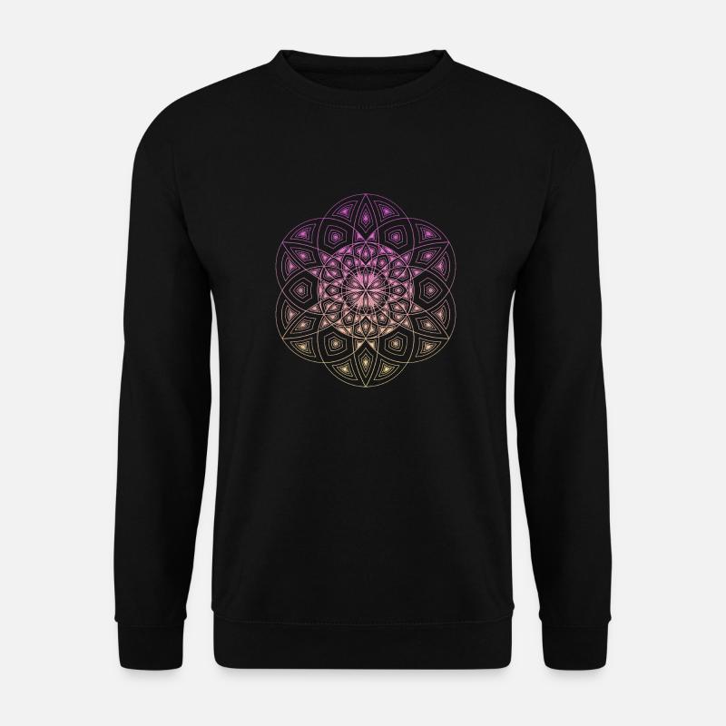 Fractal Fractal Gradient - Unisex Pullover - Schwarz