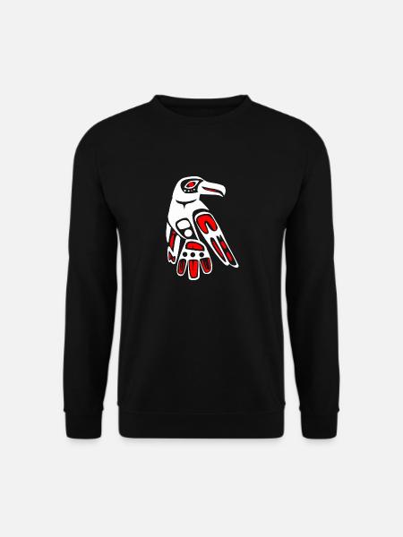 Haida Raven Funny gift idea - Unisex Sweatshirt - black