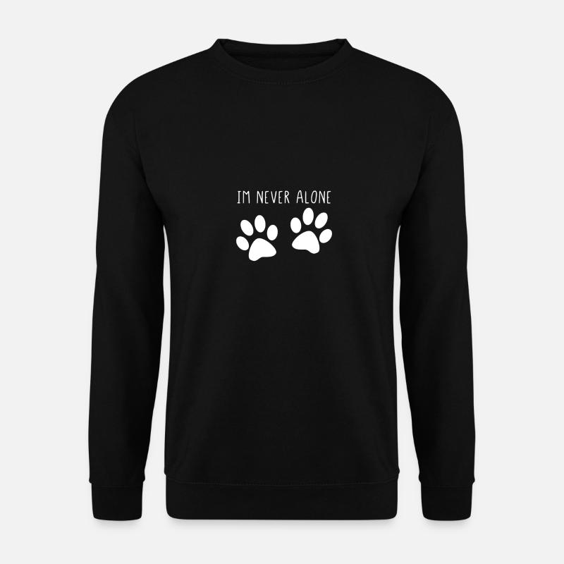 Im never alone - Unisex Pullover - Schwarz