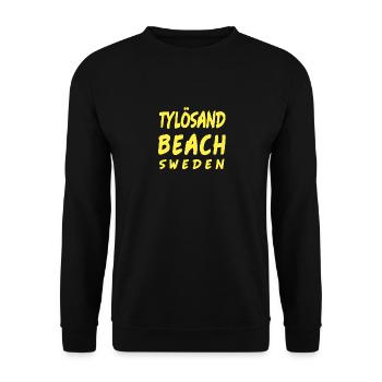 Tylösand Beach Strand Halmstad Sweden Tyludden - Unisex Sweatshirt - black - Front - Alina (178cm) & Michal (187cm)