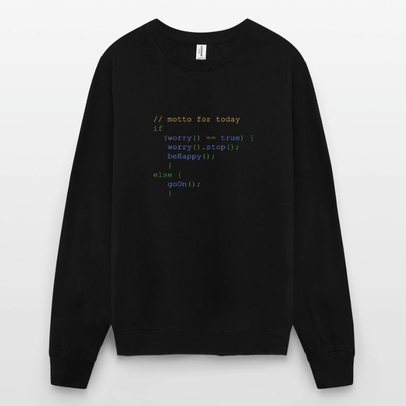 php code don’t worry be happy gerdshirt Sweat-shirt Unisexe