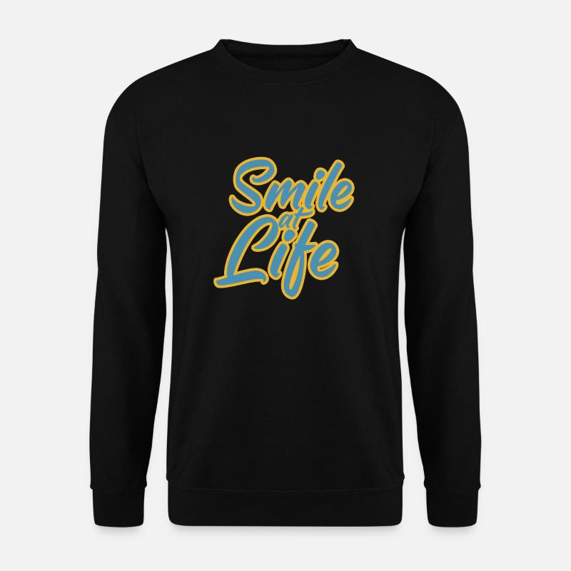 Lächeln im Leben - T-Shirt - 2019 - Unisex Pullover - Schwarz