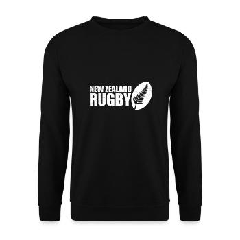 Maori Nouvelle-Zélande Rugby Tribal Tattoo Idea - Sweat-shirt Unisexe - noir - Devant - Alina (178cm) & Michal (187cm)