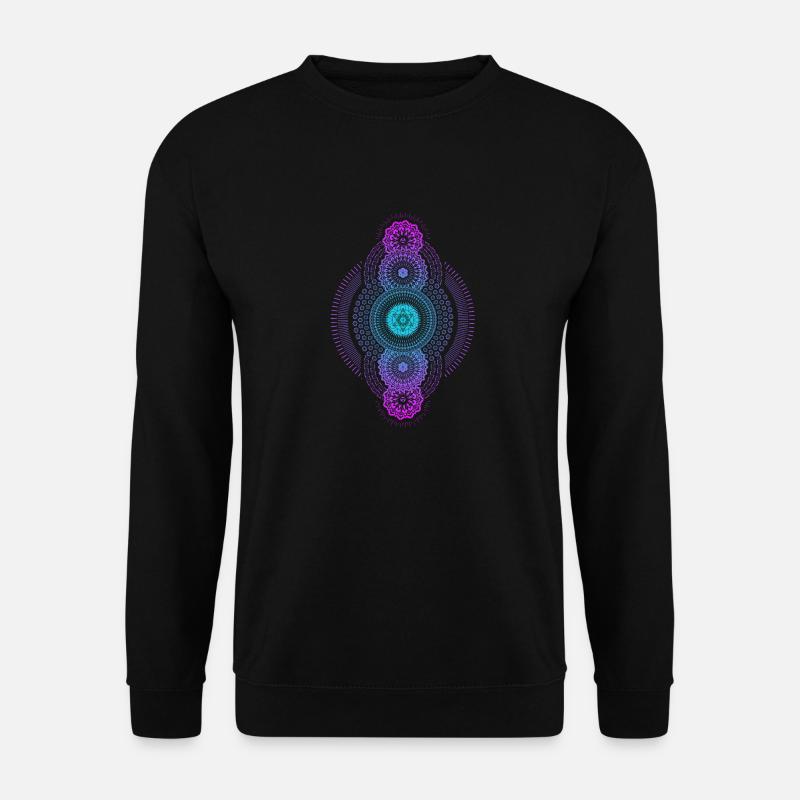 Metatron's Gradient Geometric Dimension - Unisex Sweatshirt - black