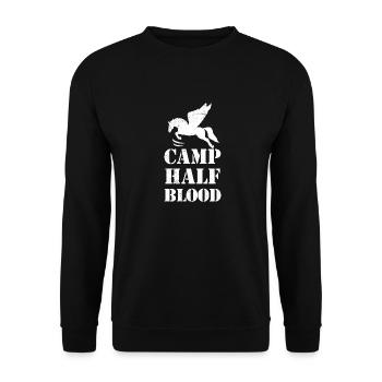 Idée de cadeau pour le camp demi-sang grec - Sweat-shirt Unisexe - noir - Devant - Alina (178cm) & Michal (187cm)