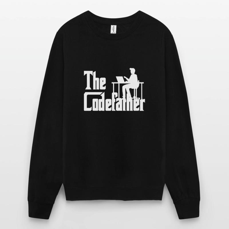 The Codefather Coding Programmer Gift Unisex Sweatshirt
