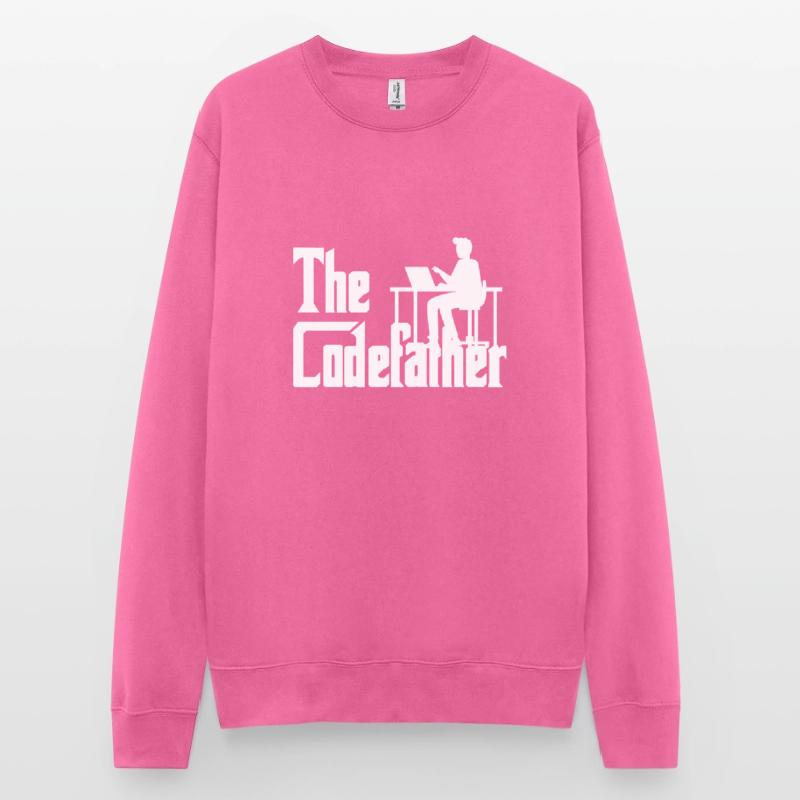The Codefather Coding Programmer Gift Unisex Sweatshirt