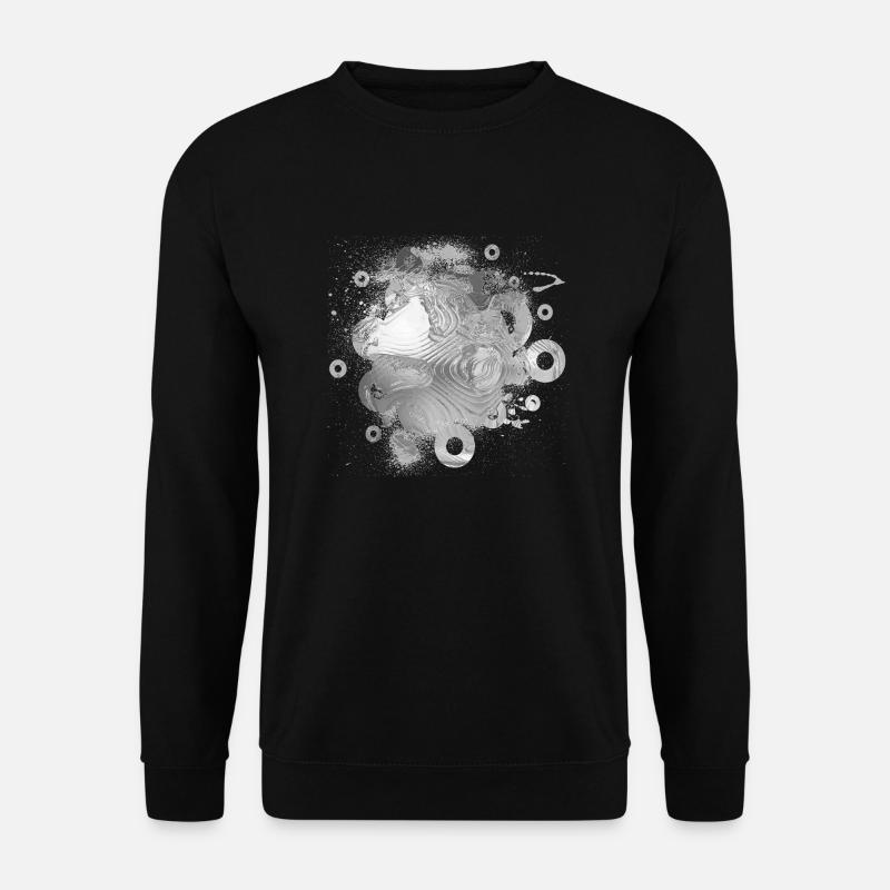 Abstract 7 - Unisex Pullover - Schwarz
