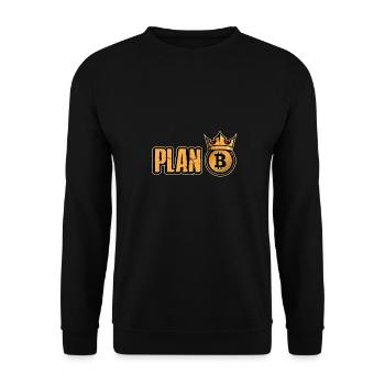 PLAN B 3 - Sweat-shirt Unisexe - noir - Devant - Alina (178cm) & Michal (187cm)