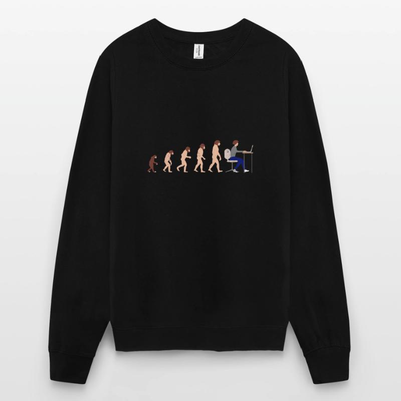 Evolution Entwickler Programmierer Lustiges Gift Unisex Pullover
