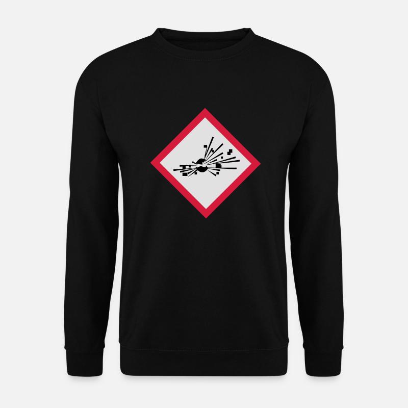 explosionsgefaehrlich - Unisex Pullover - Schwarz