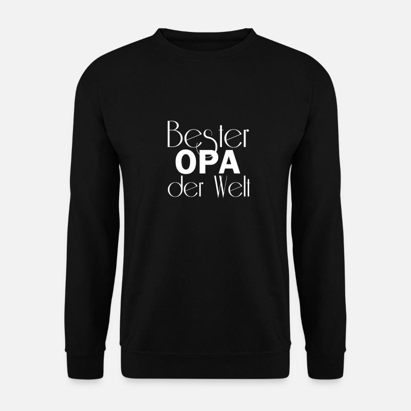 Bester Opa der Welt - Unisex Pullover - Schwarz