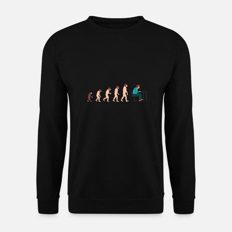 Evolution Developer Programmer gift idea - Unisex Sweatshirt - black