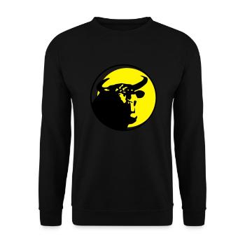 stier - Unisex Pullover - Schwarz - Vorne - Alina (178cm) & Michal (187cm)