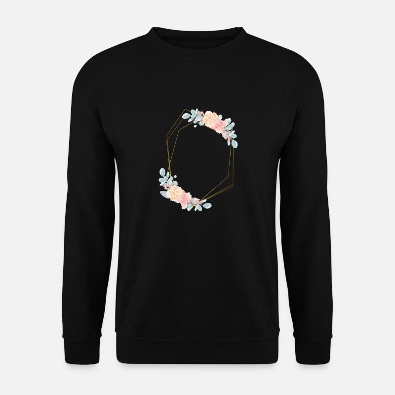 flower_bouquet_7b - Unisex Pullover - Schwarz