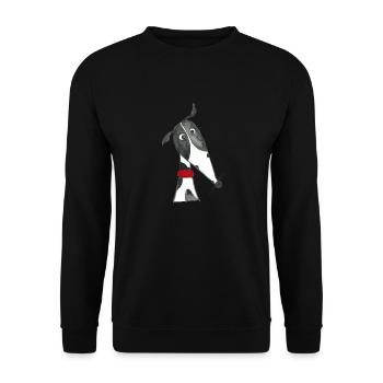 Lévi-1000-1000 - Sweat-shirt Unisexe - noir - Devant - Alina (178cm) & Michal (187cm)