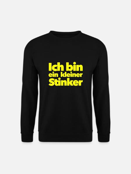 Ich bin ein kleiner Stinker - Spaß - Unisex Pullover - Schwarz