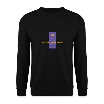 logo transparent - Sweat-shirt Unisexe - noir - Devant - Alina (178cm) & Michal (187cm)