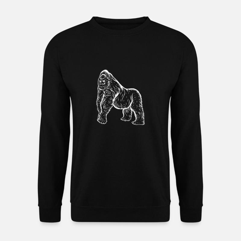 Ich bin ein Gorilla - Unisex Pullover - Schwarz