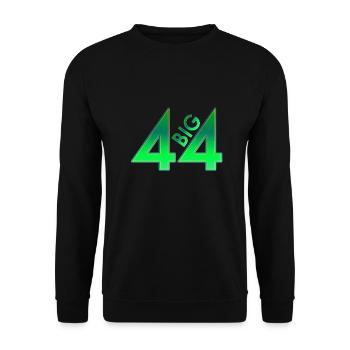 Big 44 - Sweat-shirt Unisexe - noir - Devant - Alina (178cm) & Michal (187cm)