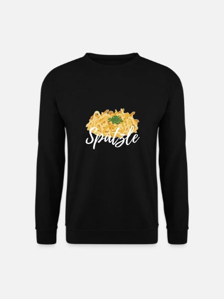 Spätzle Sprüche | Schwäbisch Schwaben Geschenkidee - Unisex Pullover - Schwarz