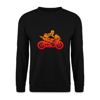 Cadeau de tatouage tribal polynésien maori moto - Sweat-shirt Unisexe - noir - Devant - Alina (178cm) & Michal (187cm)