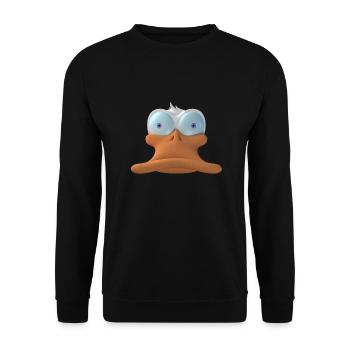 Ank - Sweat-shirt Unisexe - noir - Devant - Alina (178cm) & Michal (187cm)