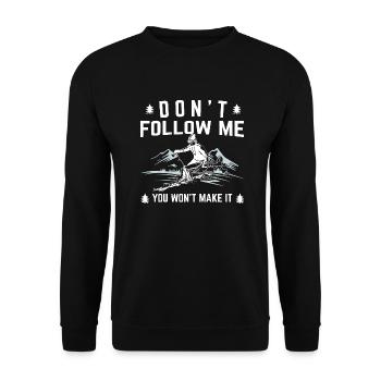 Ski ski - Sweat-shirt Unisexe - noir - Devant - Alina (178cm) & Michal (187cm)
