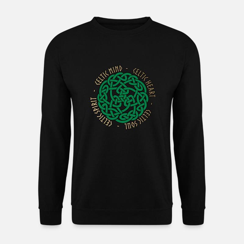 Celtic Heart - Celtic Soul - Celtic Spirit - Unisex Pullover - Schwarz