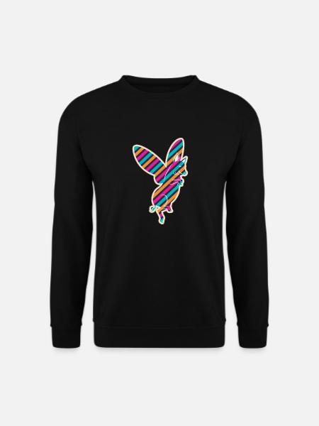 Fliegendes Schwein, Alice im Wunderland - Unisex Pullover - Schwarz