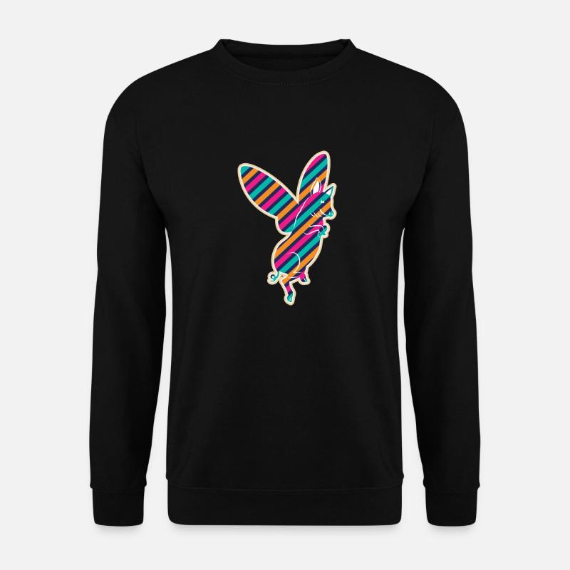 Fliegendes Schwein, Alice im Wunderland - Unisex Pullover - Schwarz