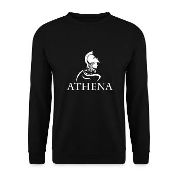 Grec Mythologie Athena Silhouette Cadeau - Sweat-shirt Unisexe - noir - Devant - Alina (178cm) & Michal (187cm)