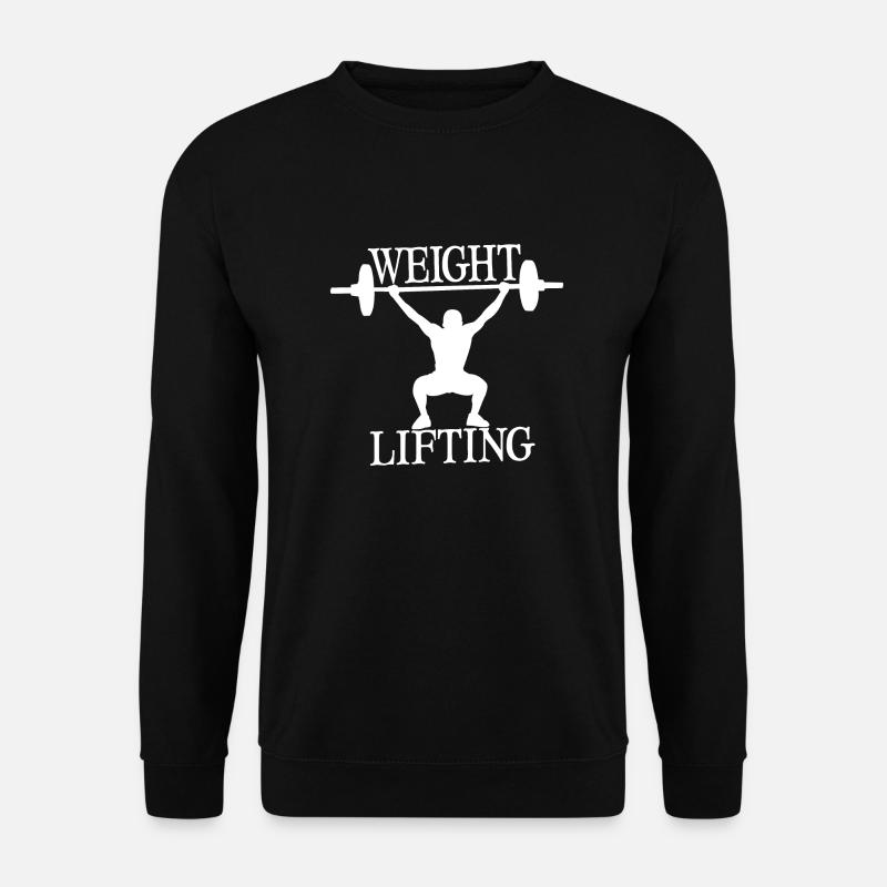 Gewichtheben - Unisex Pullover - Schwarz