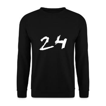 24 kobe rip - Unisex Sweatshirt - black - Front - Alina (178cm) & Michal (187cm)
