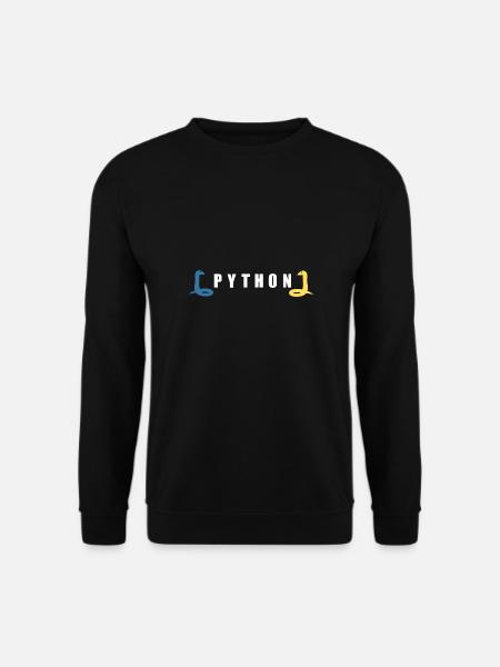 Python Entwickler Programmierer Coder Geschenkidee - Unisex Pullover - Schwarz