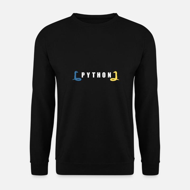 Python Entwickler Programmierer Coder Geschenkidee - Unisex Pullover - Schwarz