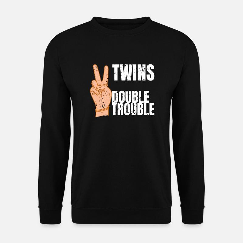 Twins - Unisex Sweatshirt - black