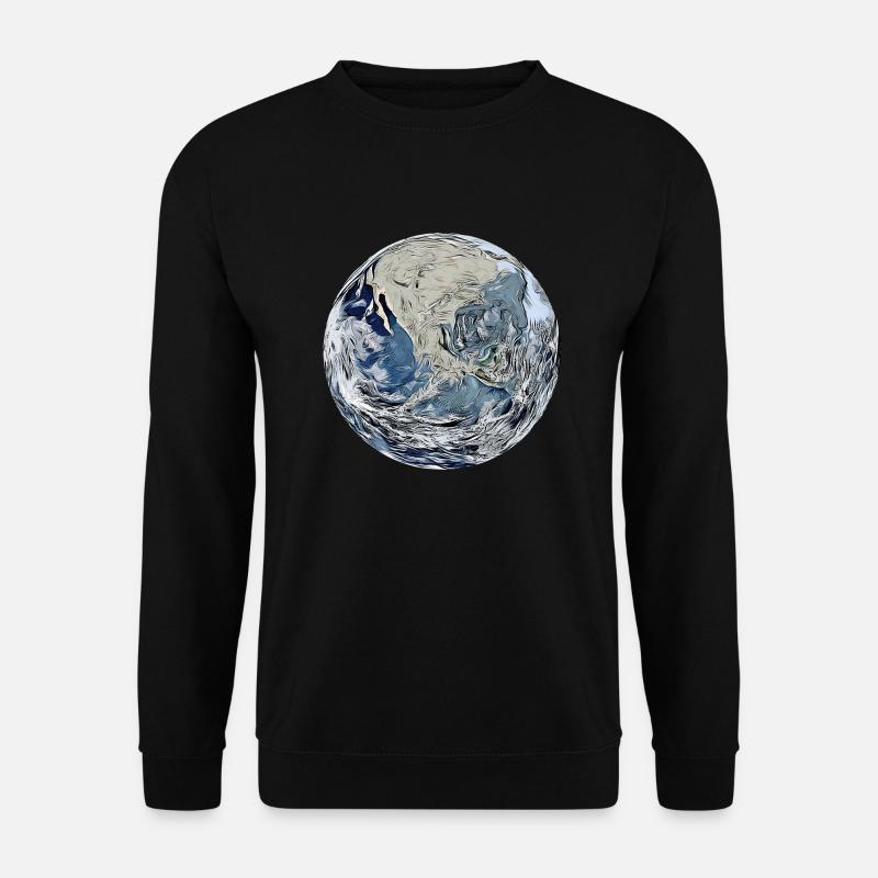 planet erde - Unisex Pullover - Schwarz