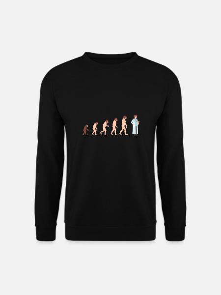 Docteur évolution Docteur Idée cadeau drôle - Sweat-shirt Unisexe - noir