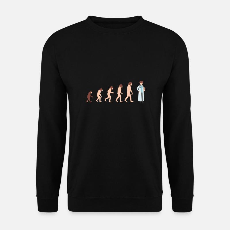 Docteur évolution Docteur Idée cadeau drôle - Sweat-shirt Unisexe - noir