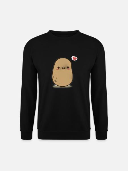 pomme de terre - Sweat-shirt Unisexe - noir