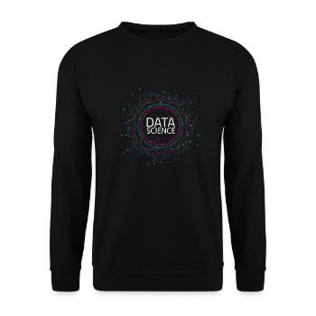 Data Science - Unisex Pullover - Schwarz - Vorne - Alina (178cm) & Michal (187cm)