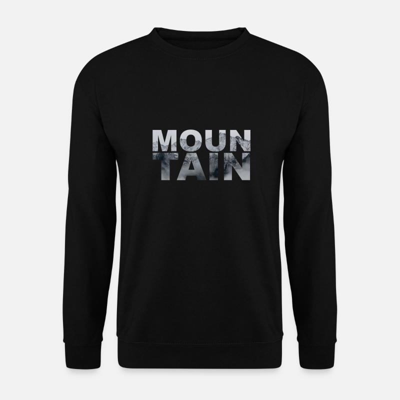 Mountain - Unisex Pullover - Schwarz