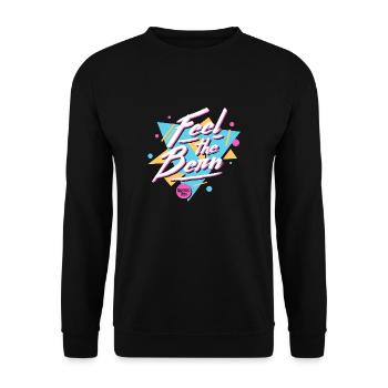 Feel The Bern - Unisex Sweatshirt - black - Front - Alina (178cm) & Michal (187cm)