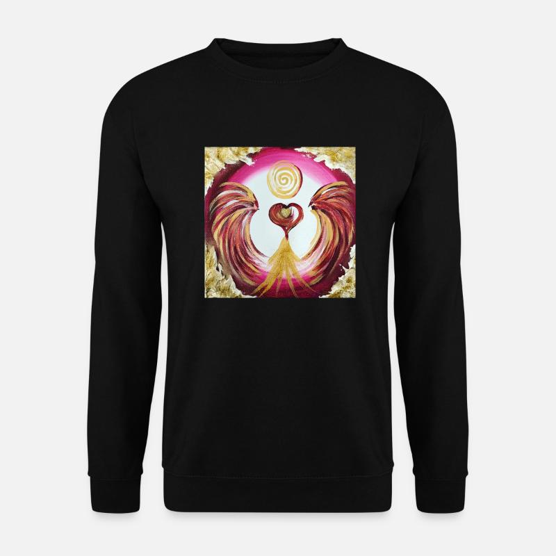 Herzengel des Selbstwertes - Unisex Pullover - Schwarz