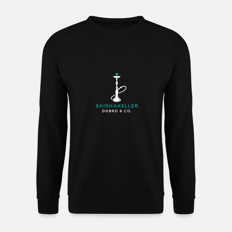 Shisha cellar white / turquoise - Unisex Sweatshirt - black