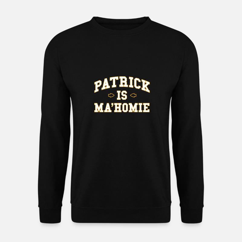 Patrick Is Mahomie - Unisex Sweatshirt - black